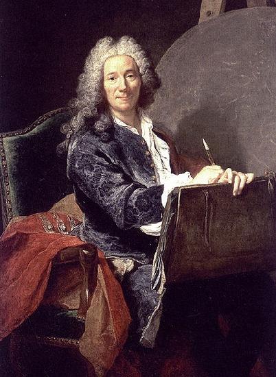 Aved, Jacques-Andre-Joseph Portrait of Pierre-Jacques Cazes oil painting image